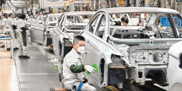 7月規上工業增加值漲5.1% 汽車製造業增速放緩